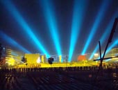 我公司生产的空中探照灯在武汉亮相